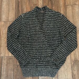 J. McLaughlin sequin wrap sweater